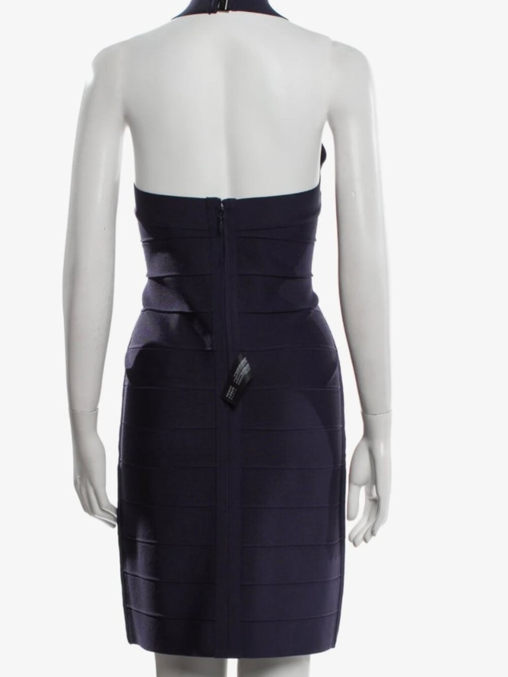Herve Leger Halterneck Mini Dress w/ Tags - Picture 3 of 3